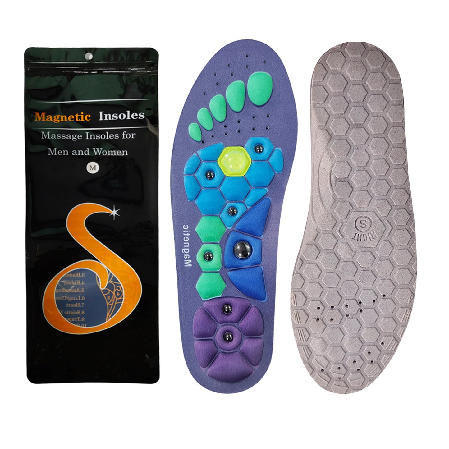 Comfort Boost Magnetic Insoles – Anti-Fatigue Foot Support