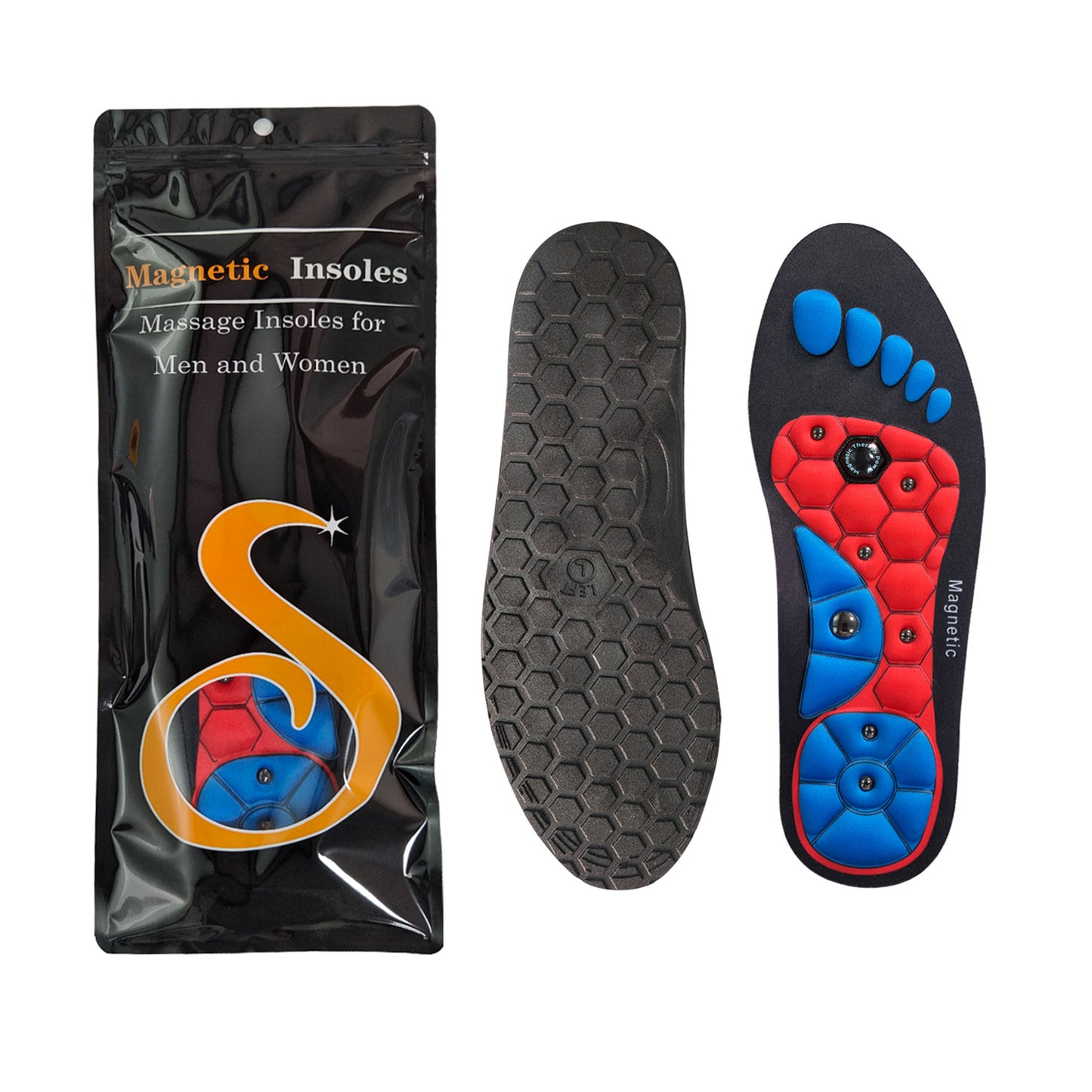Comfort Boost Magnetic Insoles – Anti-Fatigue Foot Support